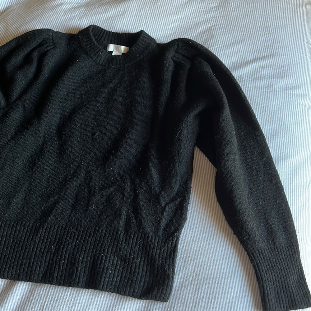 Black light long sleeve sweater